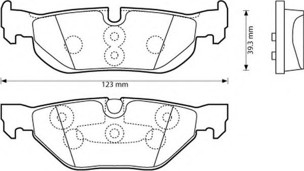 Brembo Brake Pad Rear